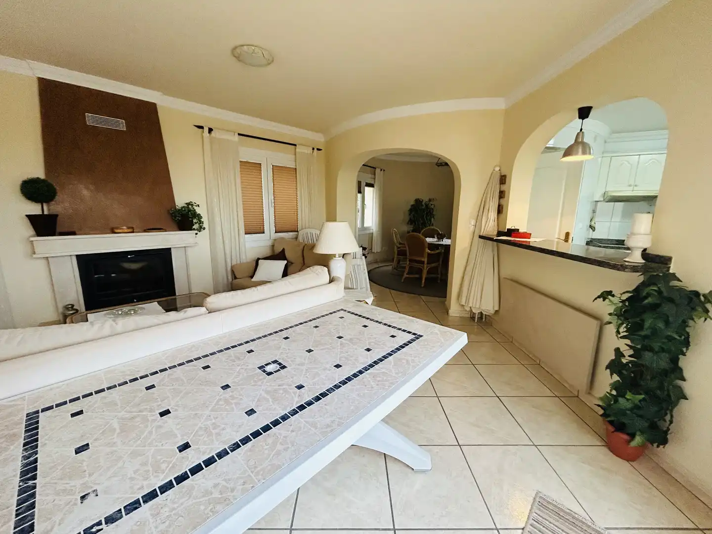 Living room of Houses for sale in Dénia  with Air Conditioner, Private garden and Terrace