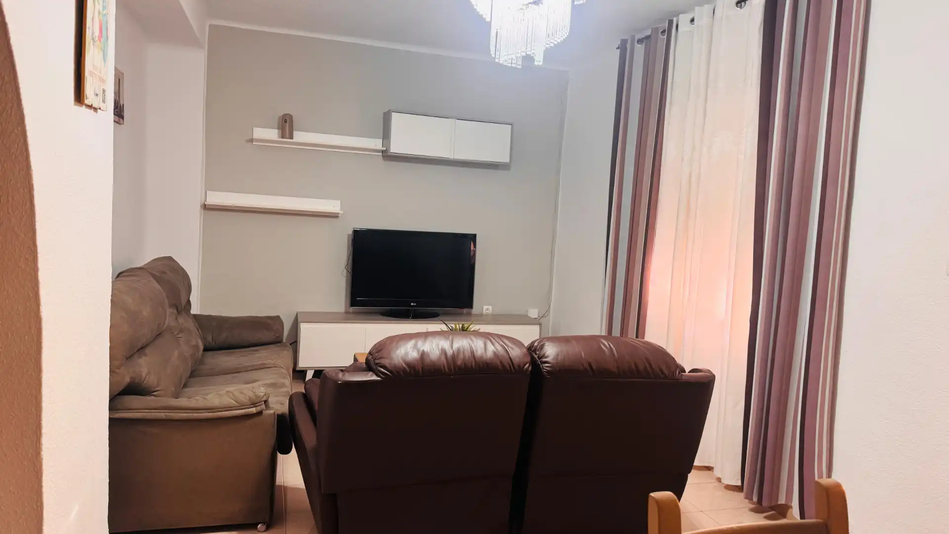 Sala d'estar de Casa o xalet de lloguer en Málaga amb Moblat, Forn i Rentadora