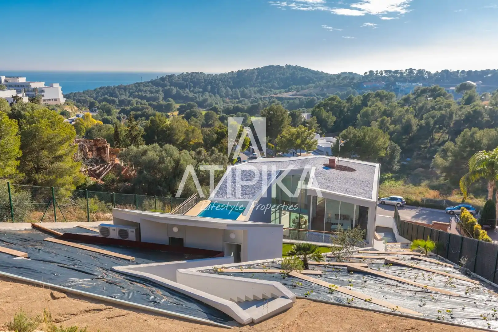 Vista exterior de Casa o xalet en venda en Sitges amb Calefacció, Terrassa i Traster