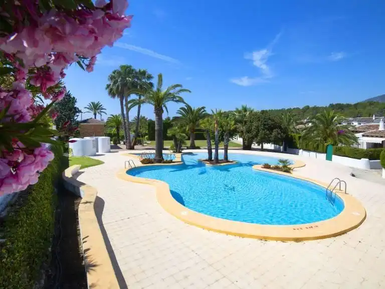 Piscina de Casa o chalet de alquiler en Calpe / Calp con Aire acondicionado, Calefacción y Terraza