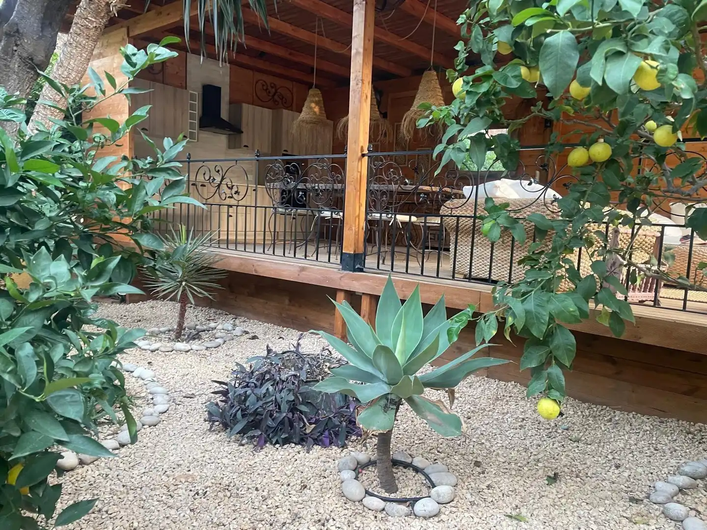 Terrassa de Casa o xalet de lloguer en L'Alfàs del Pi amb Aire condicionat, Jardí privat i Terrassa