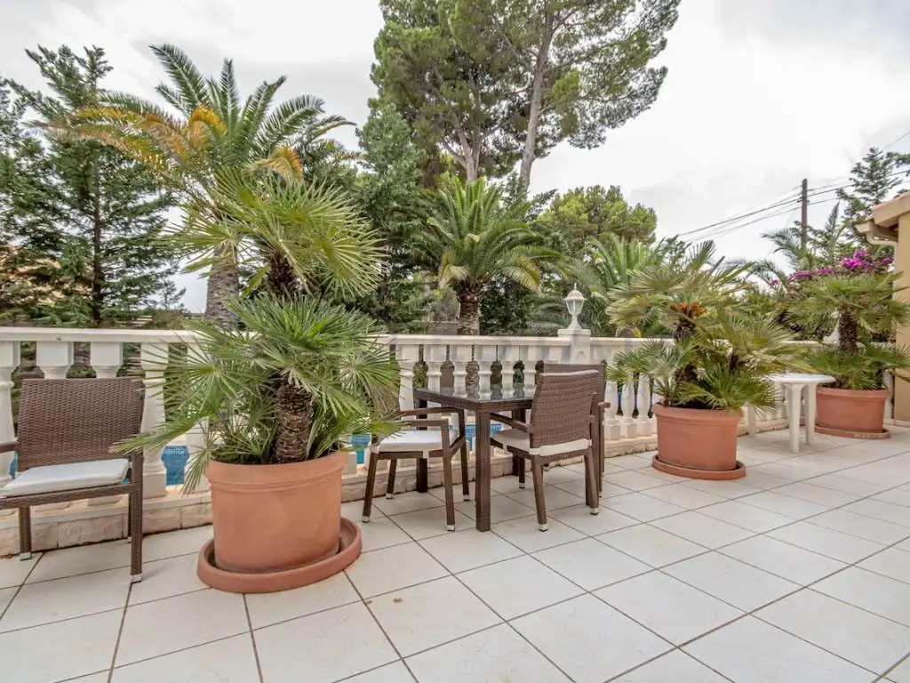 Terraza de Casa o chalet en venta en Altea con Piscina y Amueblado