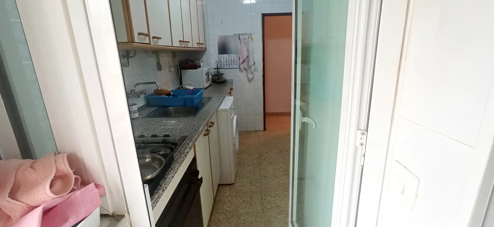 Küche von Wohnung zum Verkauf in Coslada mit Klimaanlage, Terrasse und Möbliert