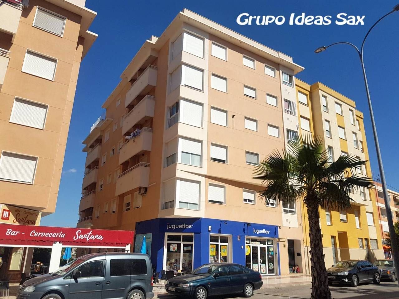 Exterior view of Duplex for sale in Sax  with Terrace, Storage room and Balcony
