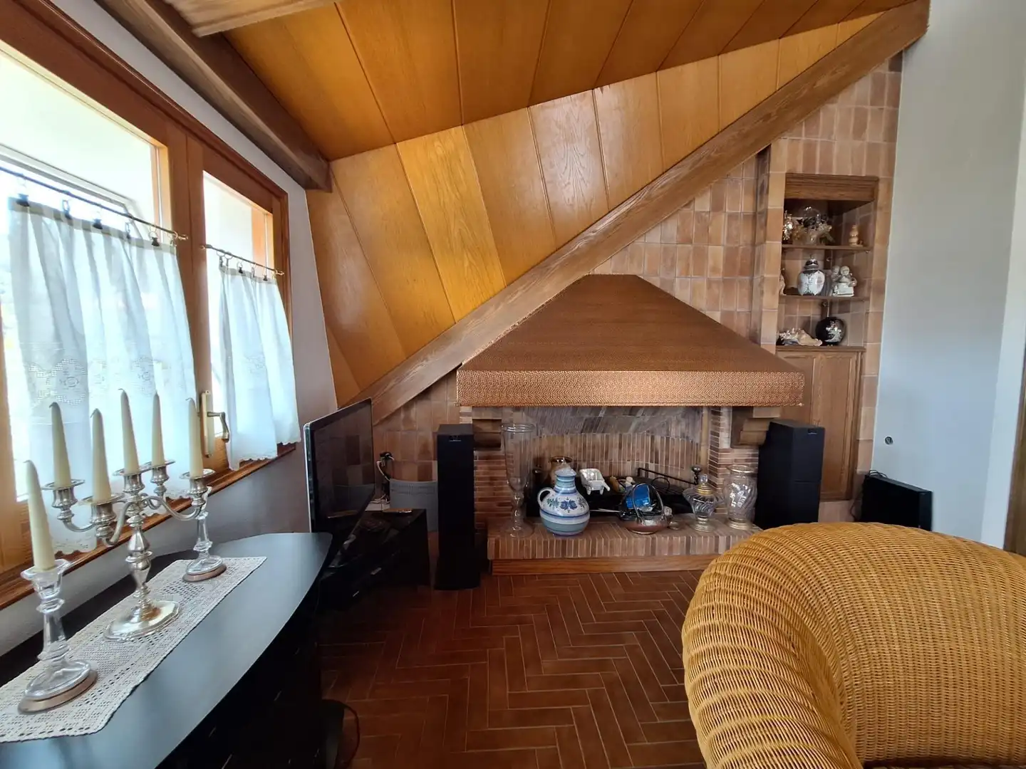 Sala d'estar de Casa o xalet en venda en Castellar del Vallès amb Aire condicionat, Calefacció i Jardí privat