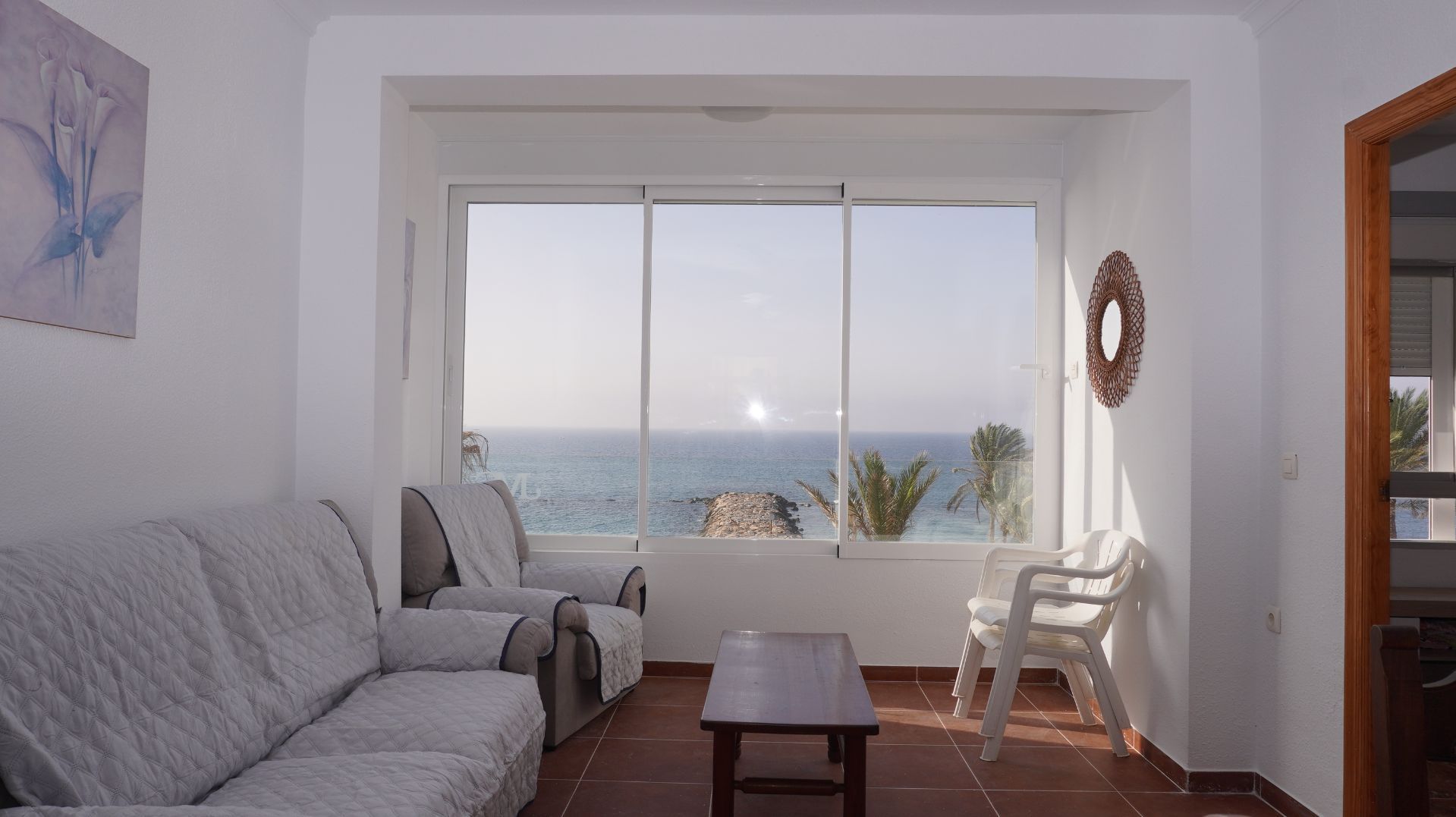 Living room of Flat to rent in Torrenueva Costa  with Furnished