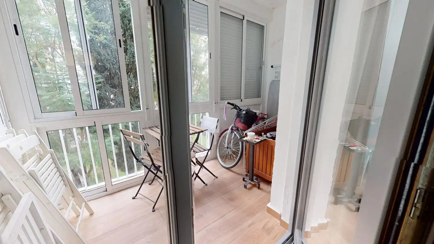 Balcony of Flat for sale in Sevilla  with Air Conditioner, Heating and Terrace
