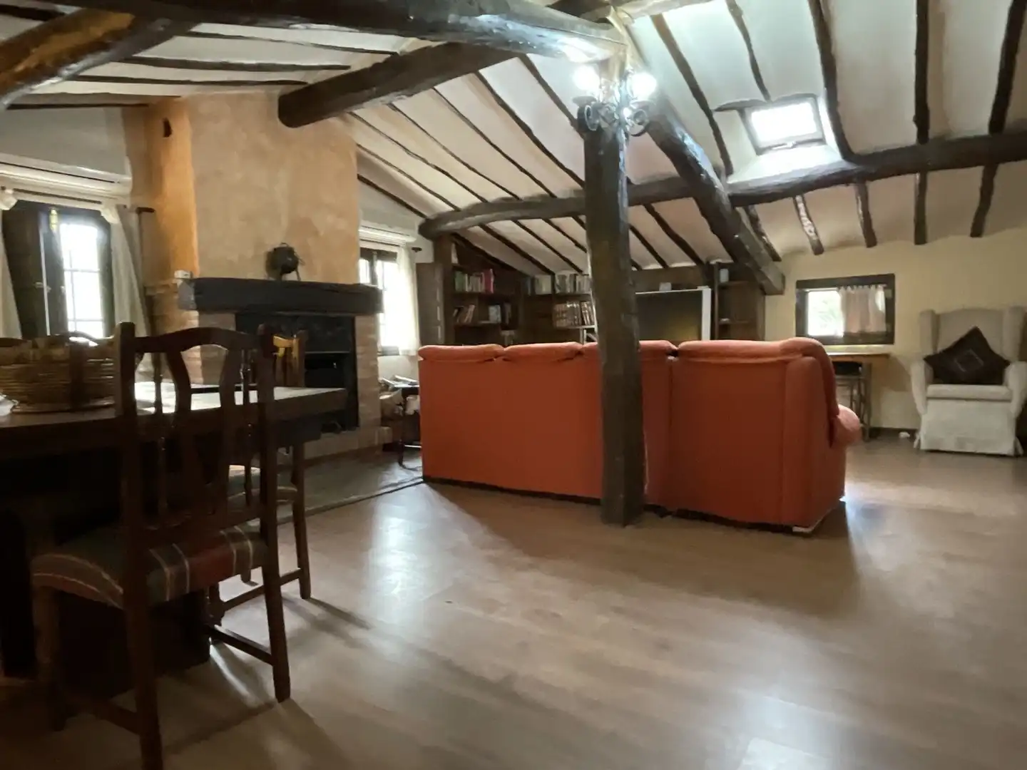 Living room of Country homes for sale in Bobadilla  with Parquet flooring, Terrace and Storage room