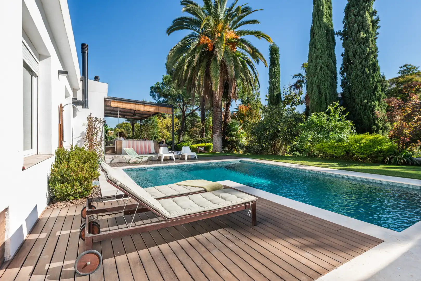 Terraza de Casa o chalet en venta en Pozuelo de Alarcón con Aire acondicionado, Calefacción y Jardín privado