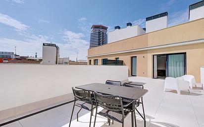 Terrace of Attic to rent in  Barcelona Capital  with Air Conditioner, Terrace and Furnished