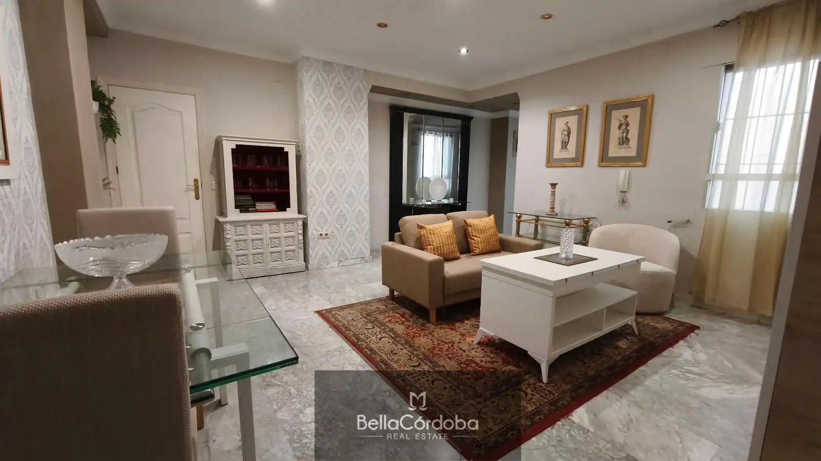Living room of Flat for rent in Córdoba  with Air Conditioner
