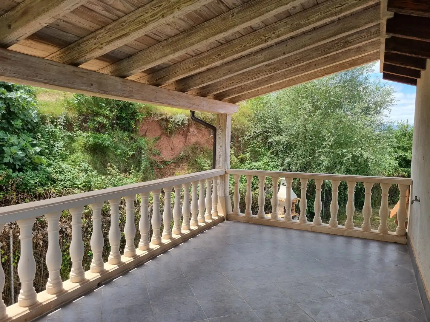 Terraza de Finca rústica en venta en Tricio con Jardín privado, Terraza y Amueblado