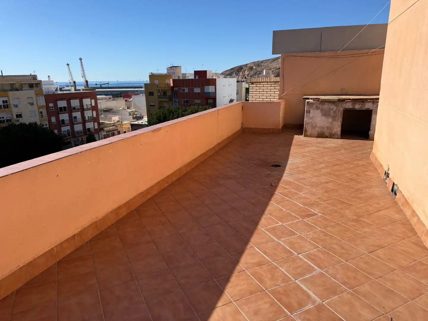 Terrasse von Dachboden zum Verkauf in Almería mit Terrasse
