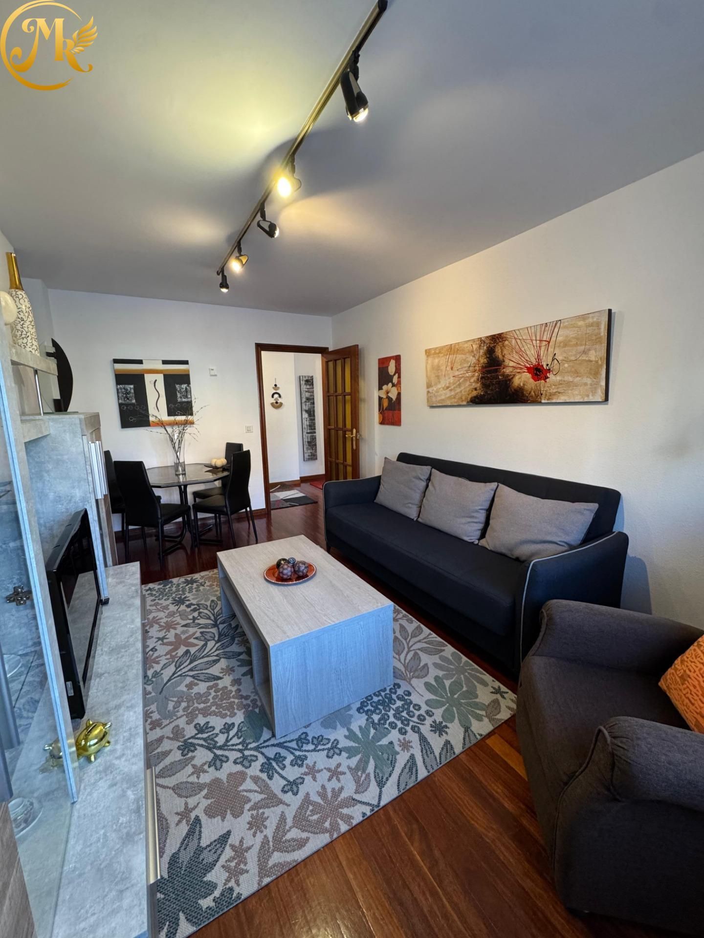 Living room of Flat to rent in Santander  with Heating