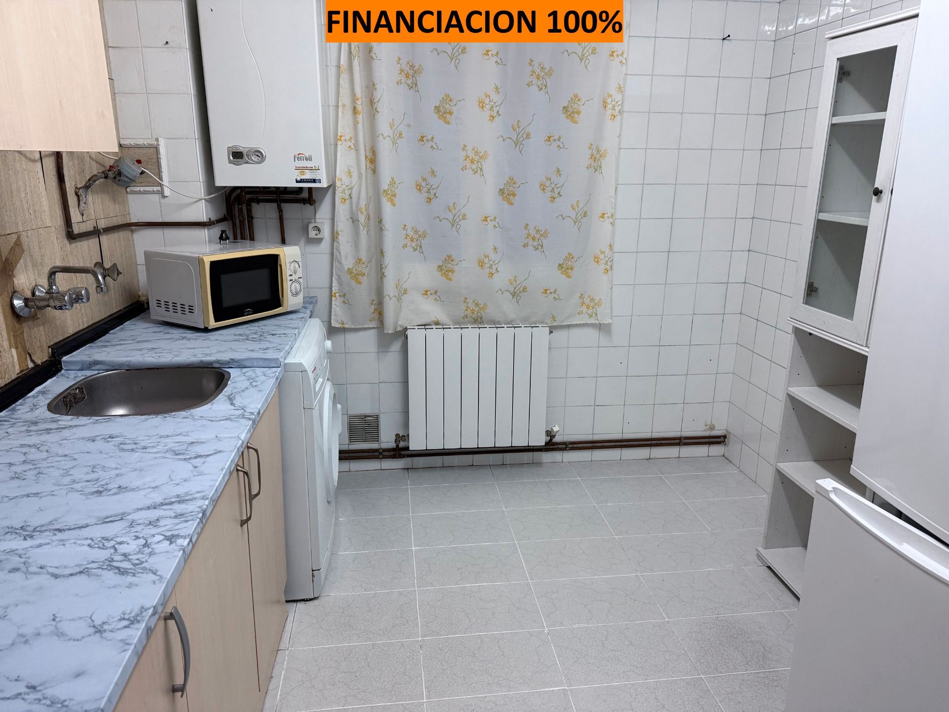 Kitchen of Flat for sale in  Zaragoza Capital  with Heating and Terrace