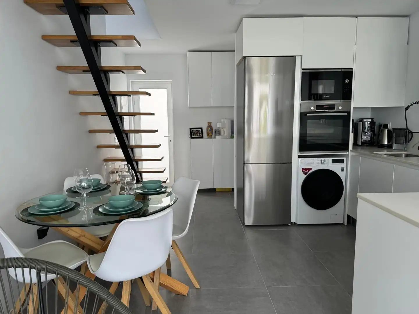 Cocina de Dúplex en venta en San Bartolomé de Tirajana con Aire acondicionado, Jardín privado y Terraza