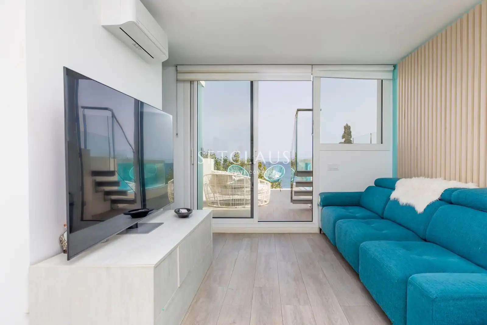 Sala de estar de Piso en venta en Calella con Aire acondicionado, Calefacción y Parquet