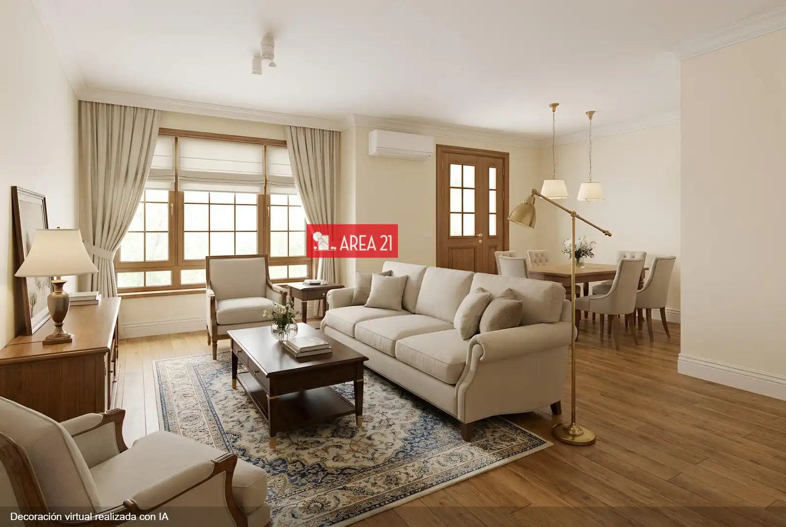 Sala de estar de Piso en venta en Valencia con Aire acondicionado y Balcón