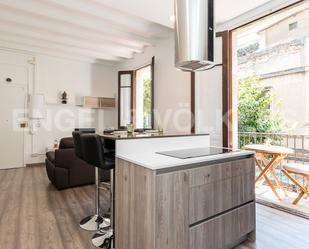 Kitchen of Apartment to rent in  Barcelona Capital  with Air Conditioner, Heating and Parquet flooring