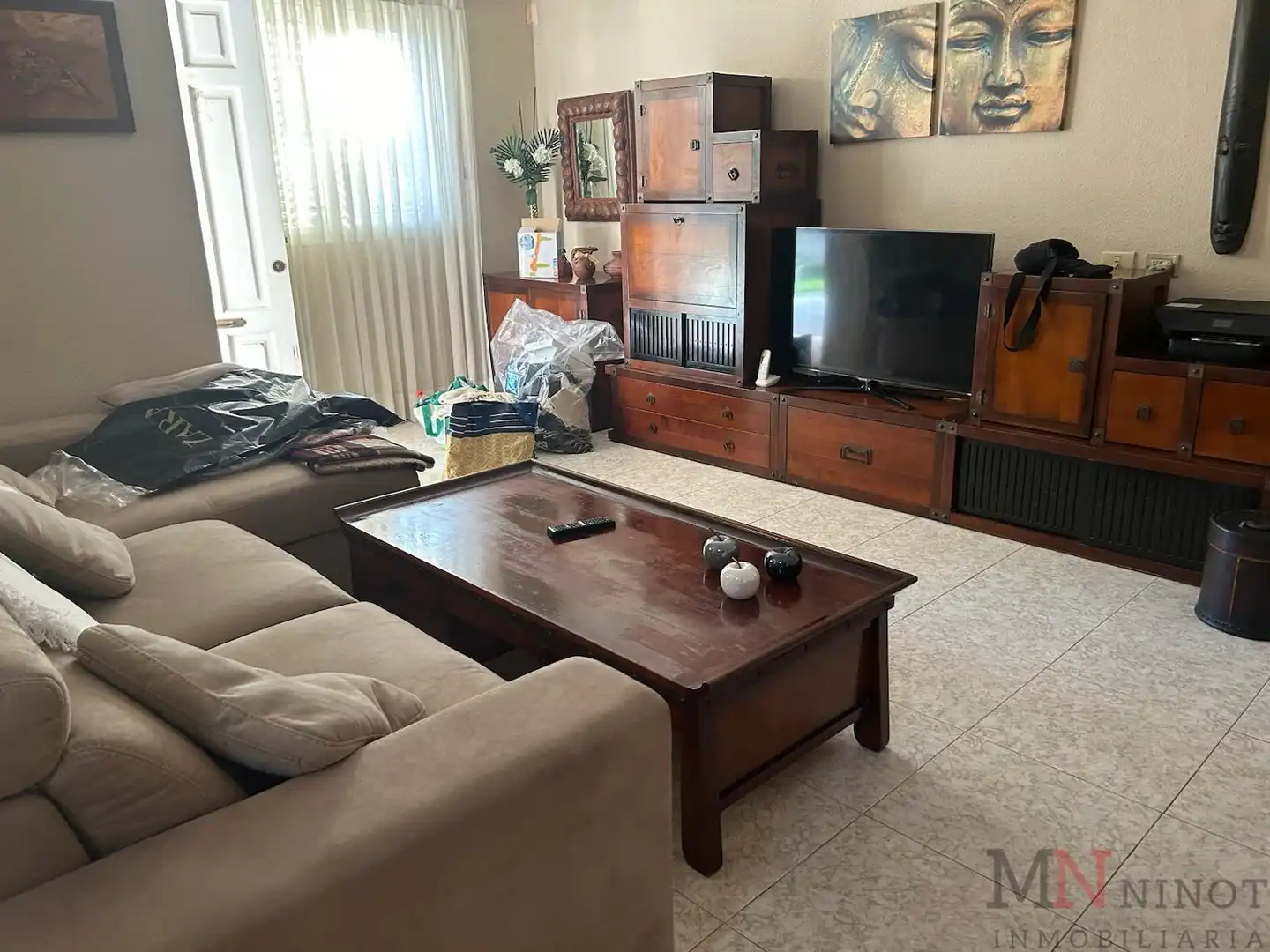 Sala d'estar de Casa o xalet de lloguer en Benicasim / Benicàssim amb Aire condicionat, Calefacció i Terrassa
