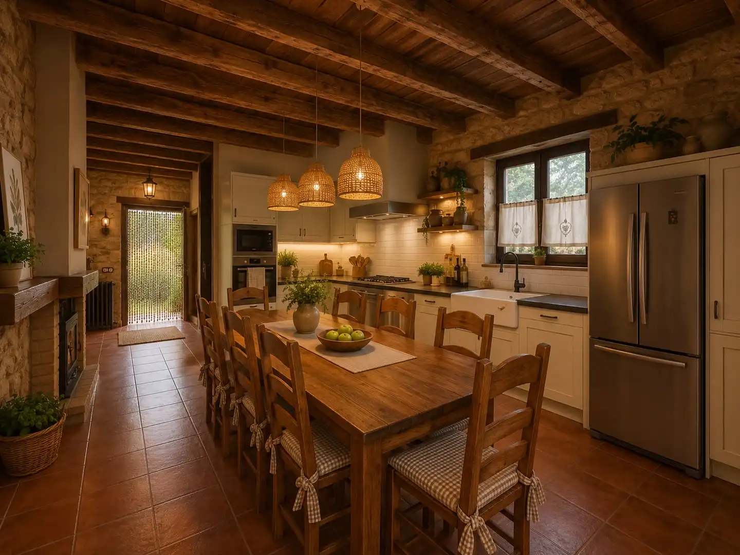 Kitchen of Country homes for sale in Ripoll  with Private garden, Parquet flooring and Terrace