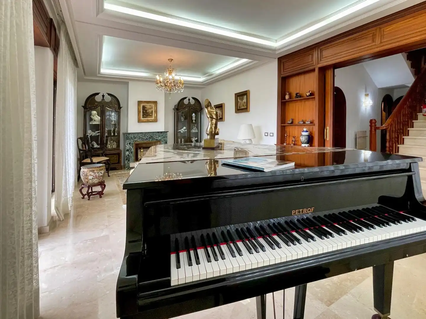 Sala de estar de Casa o chalet en venta en Santa Brígida con Terraza, Trastero y Piscina