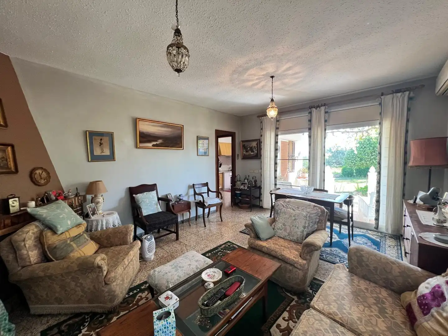 Wohnzimmer von Haus oder Chalet zum Verkauf in La Ràpita mit Privatgarten, Terrasse und Möbliert