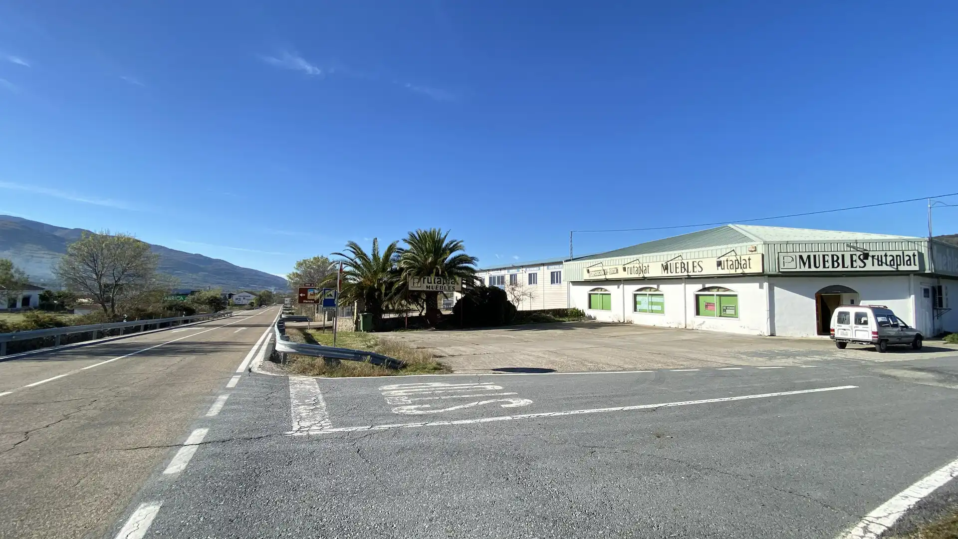 Exterior view of Industrial buildings for sale in Hervás  with Heating and Alarm