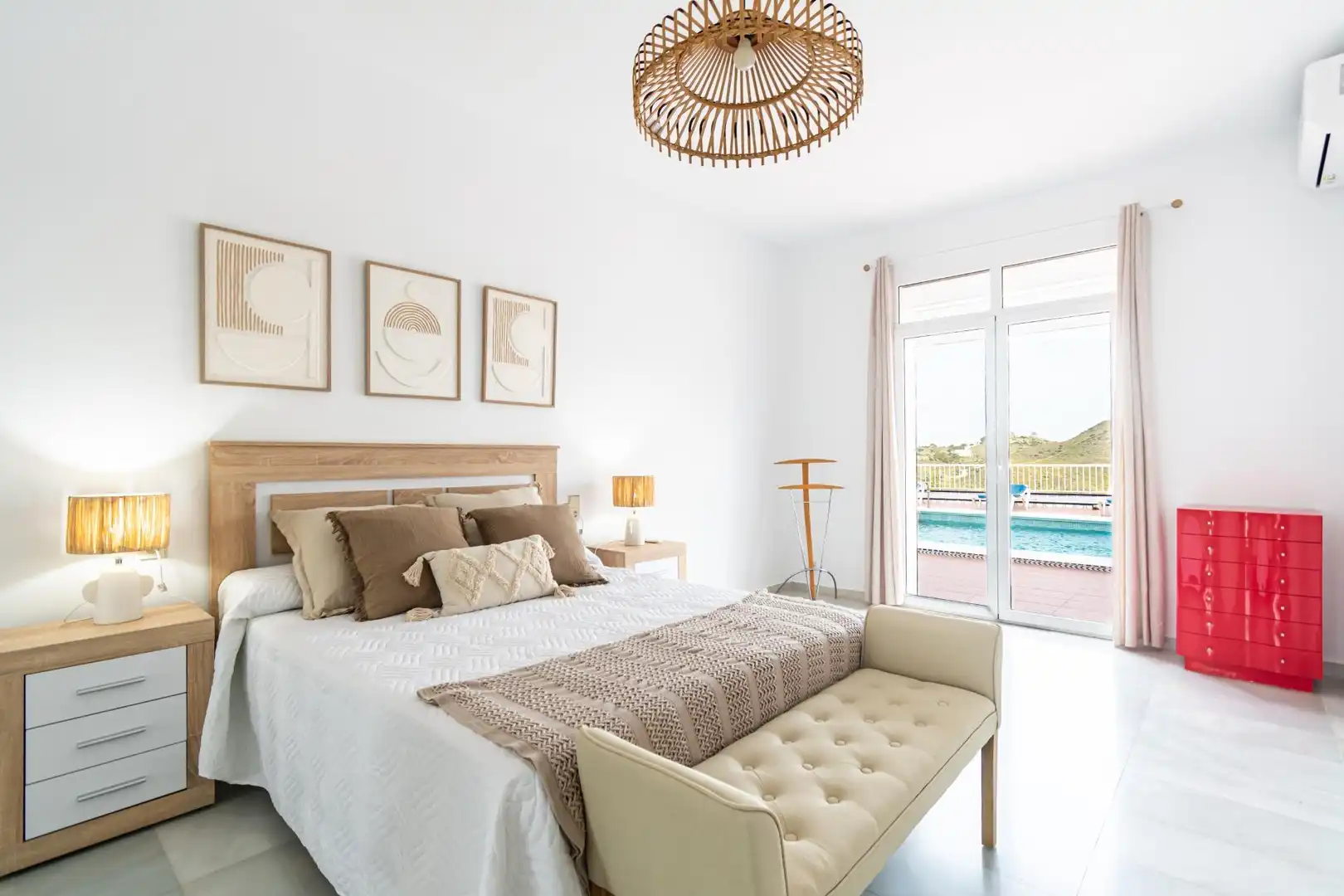Dormitori de Casa o xalet en venda en Águilas amb Aire condicionat, Jardí privat i Terrassa