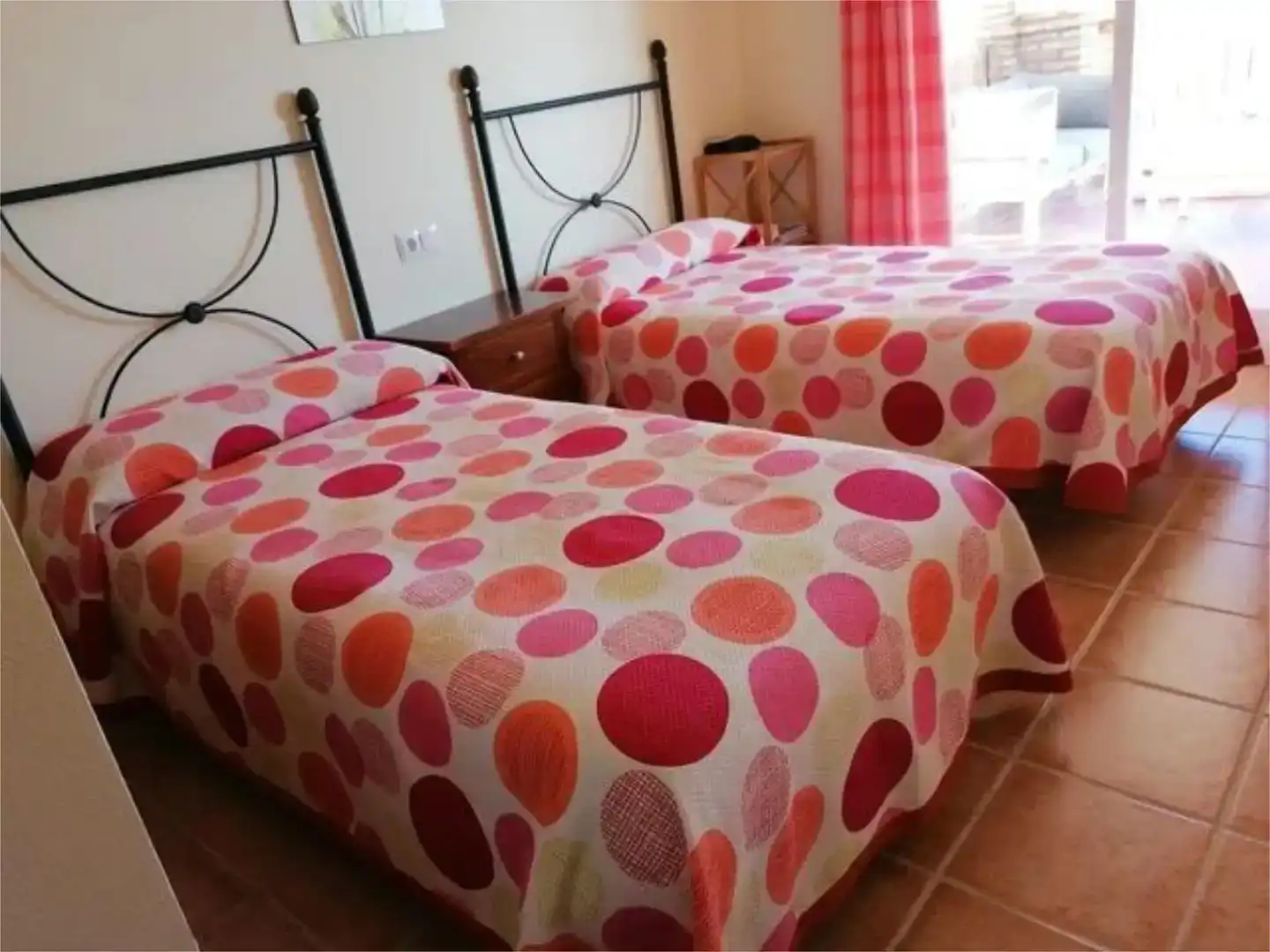 Schlafzimmer von Wohnungen zur Miete in Vera mit Klimaanlage, Privatgarten und Schwimmbad