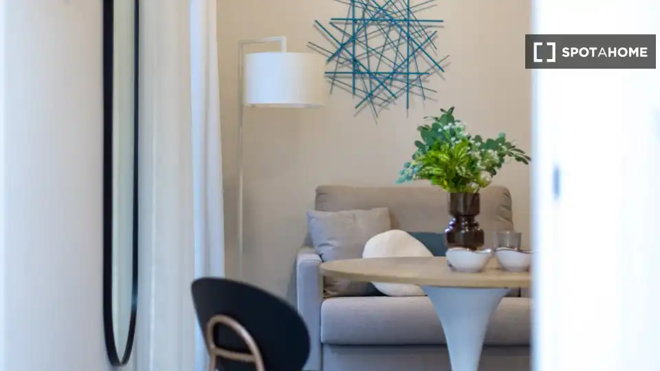 Sala de estar de Piso de alquiler en Valencia con Aire acondicionado, Calefacción y Amueblado
