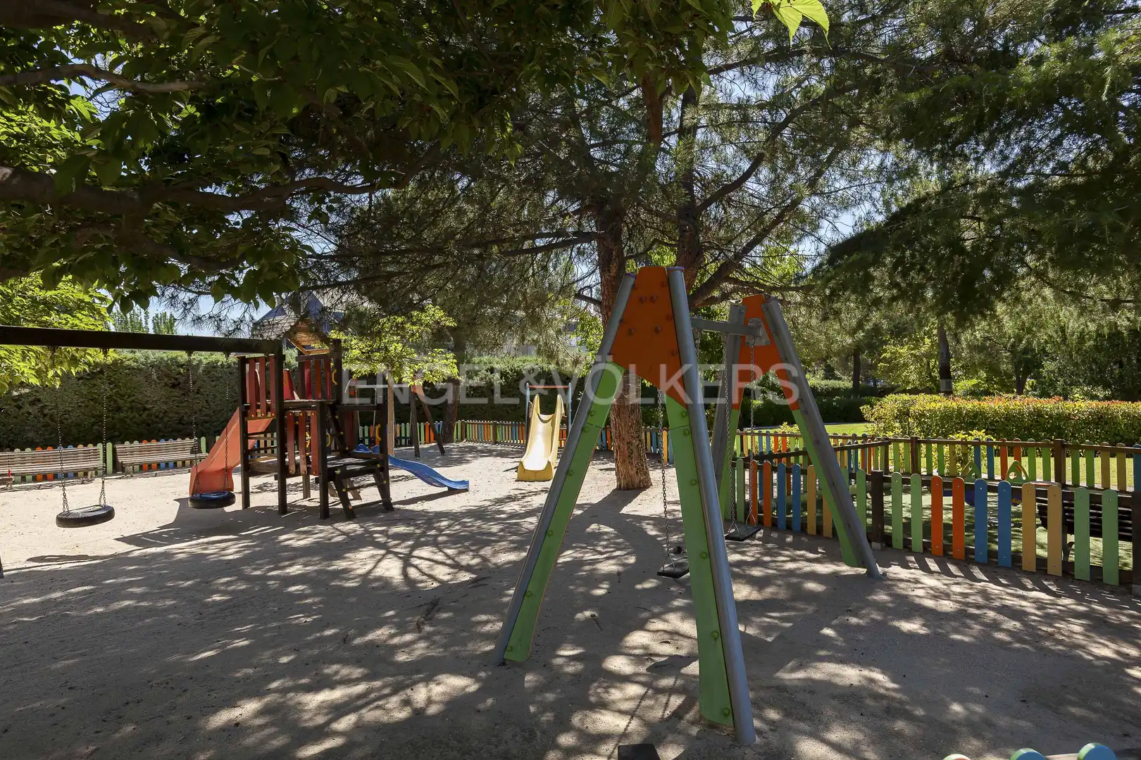 Garten von Maisonette zur Miete in La Moraleja mit Klimaanlage, Heizung und Privatgarten
