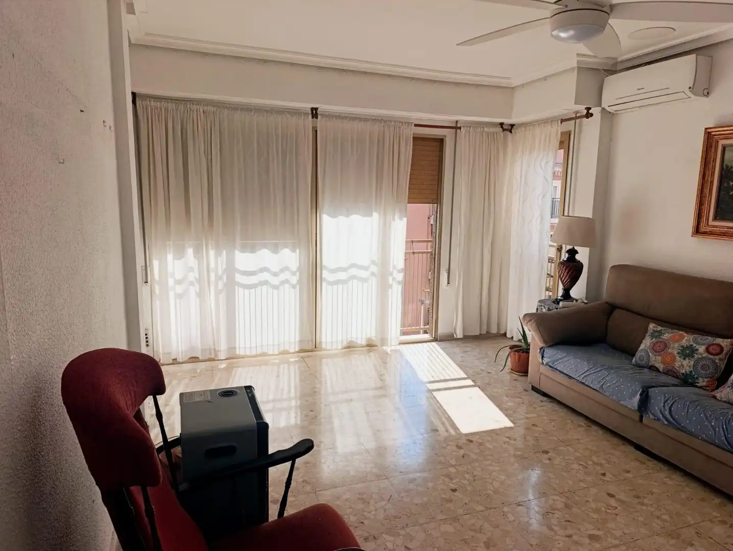 Sala d'estar de Pis en venda en Elche / Elx amb Aire condicionat