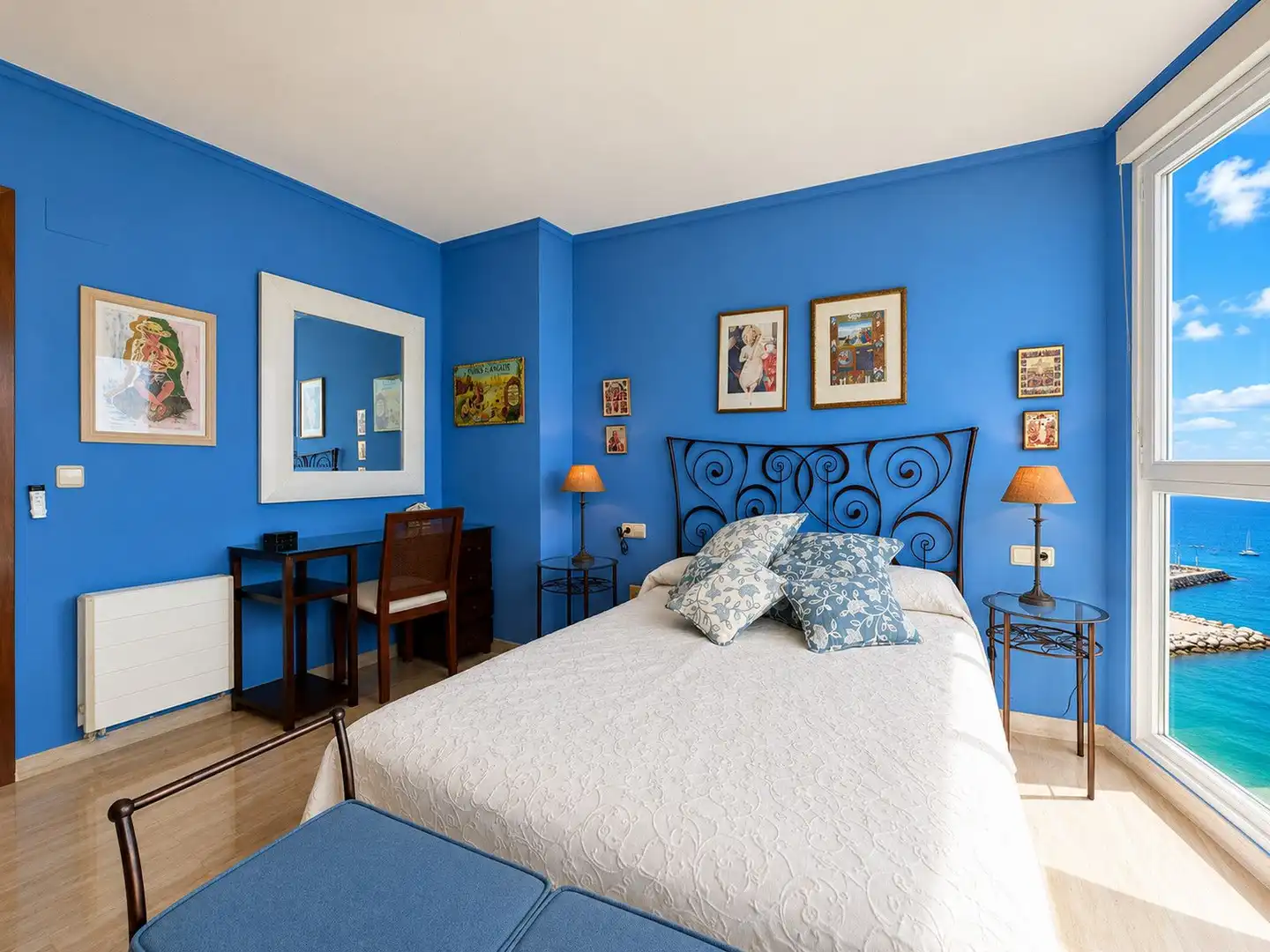Habitación de Apartamento en venta en Calpe / Calp con Aire acondicionado, Calefacción y Jardín privado