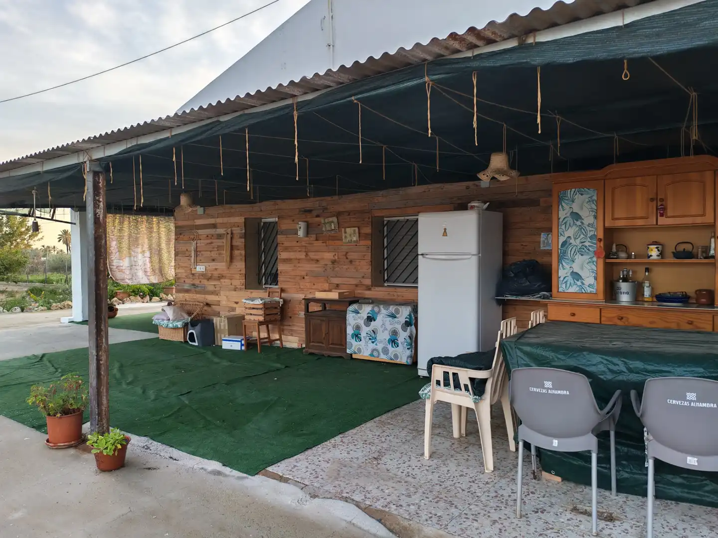 Terrasse von Einfamilien-Reihenhaus zum Verkauf in Elche / Elx mit Klimaanlage, Privatgarten und Terrasse