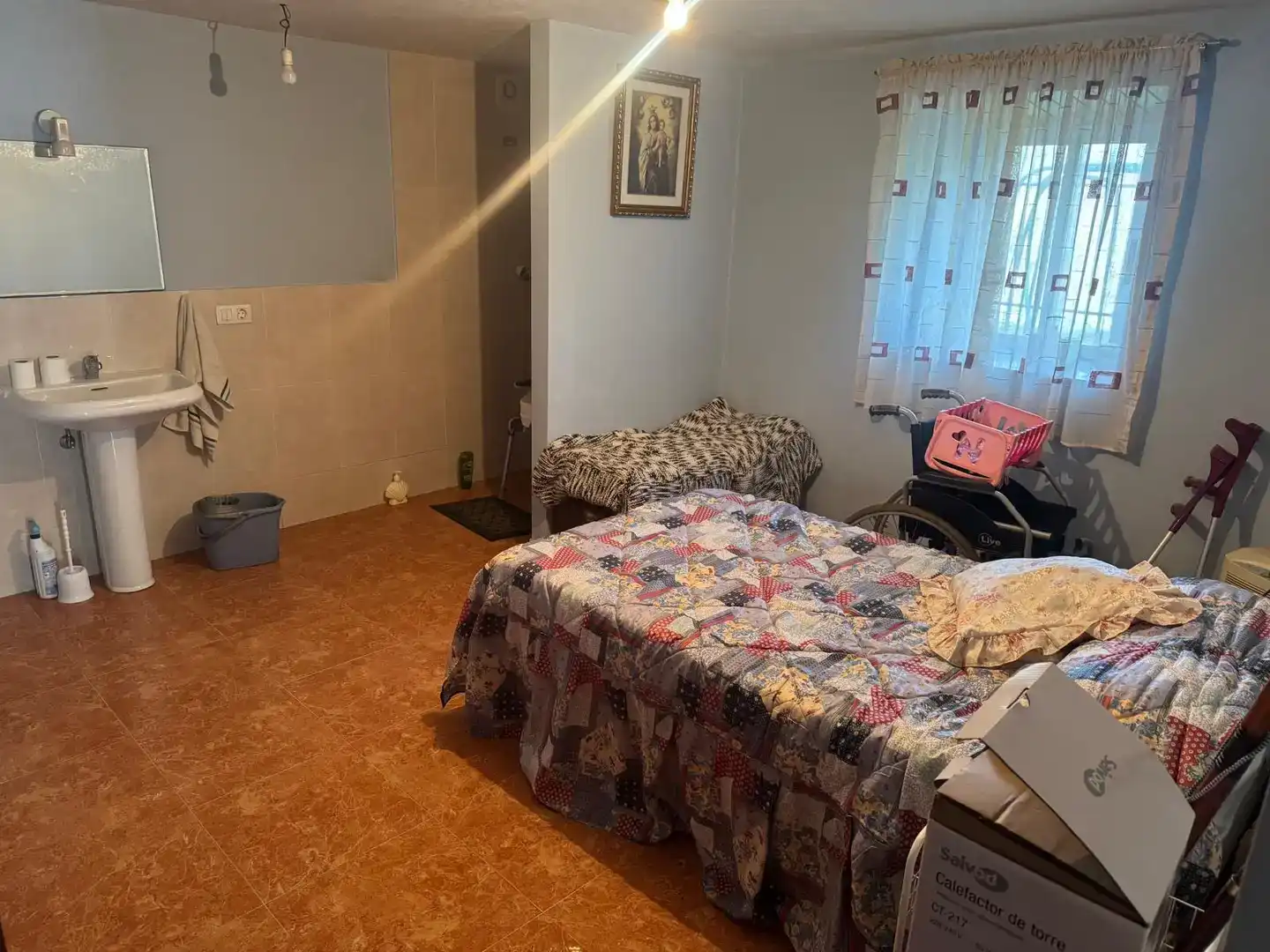 Dormitori de Casa adosada en venda en As Nogais  amb Jardí privat, Traster i Moblat