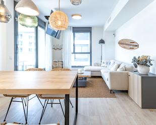 Living room of Apartment to rent in Badalona  with Air Conditioner, Heating and Terrace