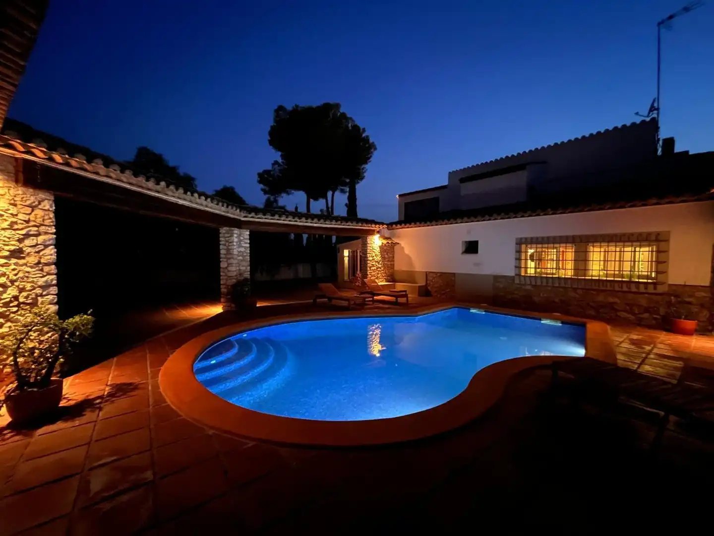 Piscina de Finca rústica en venda en El Vendrell amb Aire condicionat, Jardí privat i Piscina