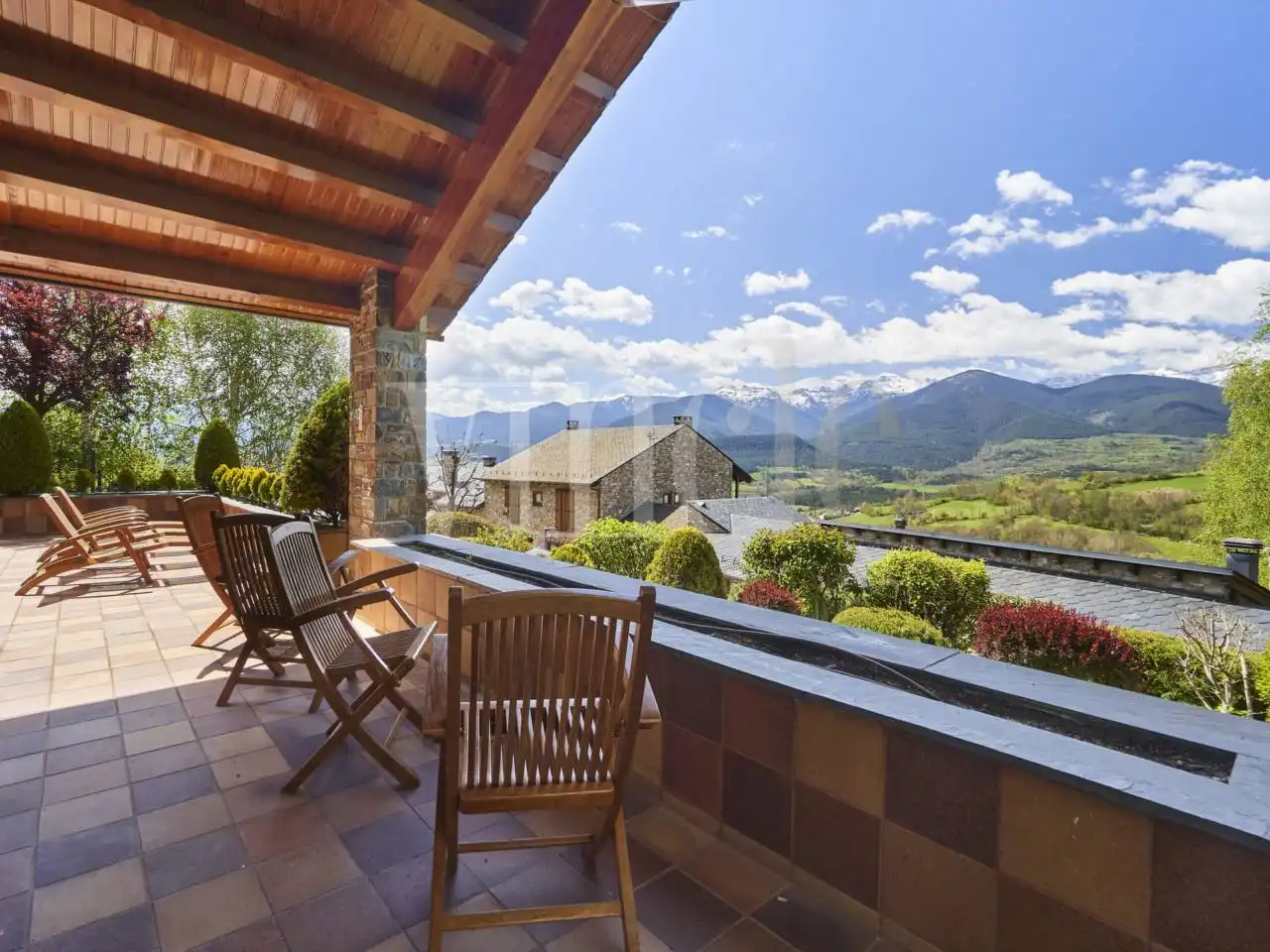 Terrassa de Casa o xalet en venda en Prullans amb Calefacció, Jardí privat i Terrassa