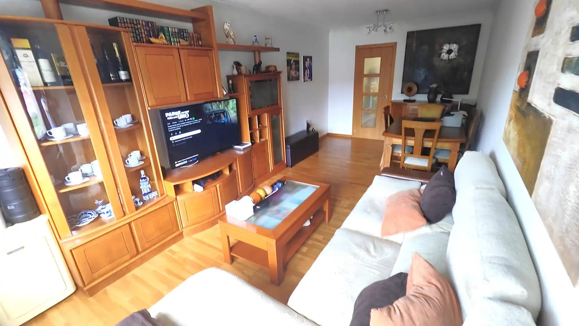 Sala d'estar de Pis en venda en Ames amb Calefacció, Traster i Moblat