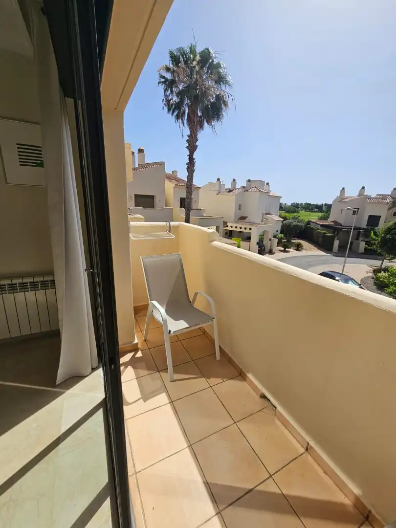 Terrassa de Casa adosada de lloguer en San Javier amb Aire condicionat, Jardí privat i Terrassa