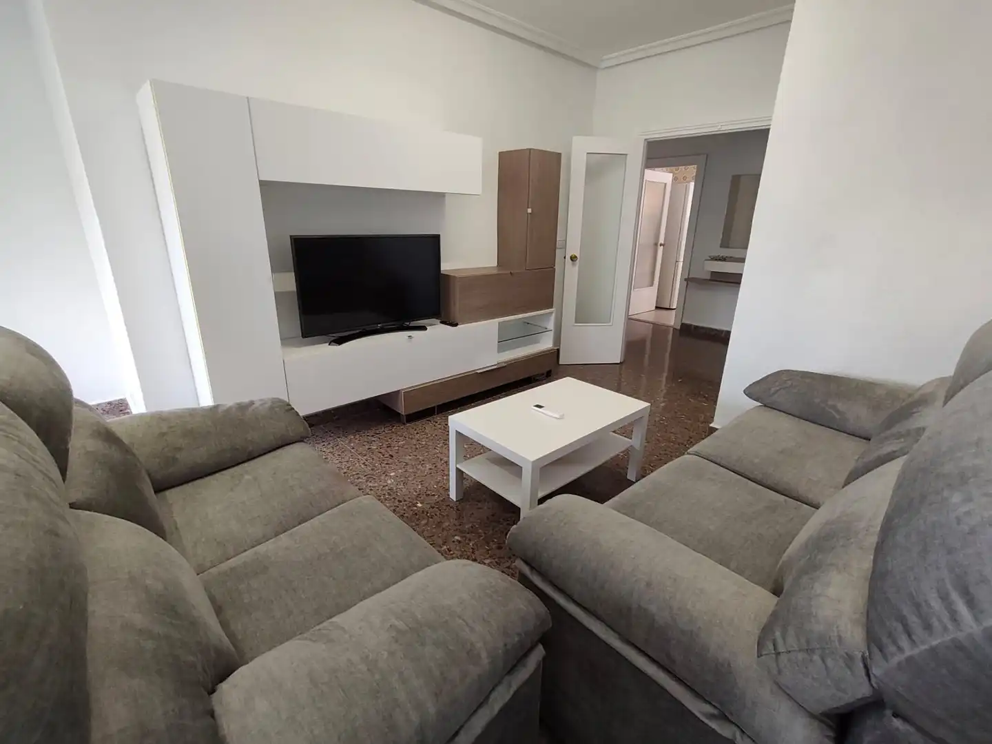 Sala d'estar de Pis de lloguer en Cartagena amb Aire condicionat, Calefacció i Terrassa