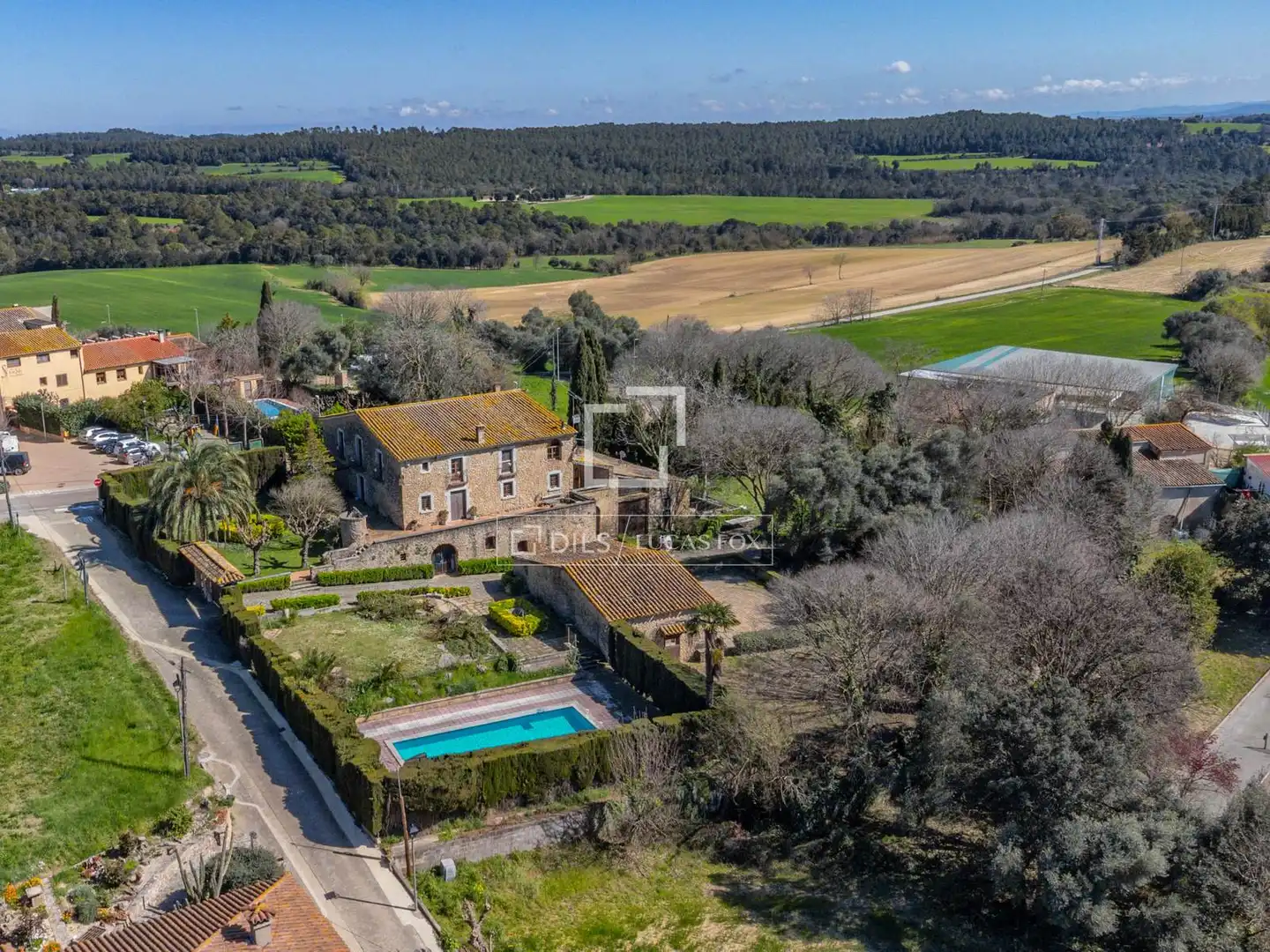 Exterior view of Country homes for sale in Fontcoberta  with Heating, Private garden and Terrace