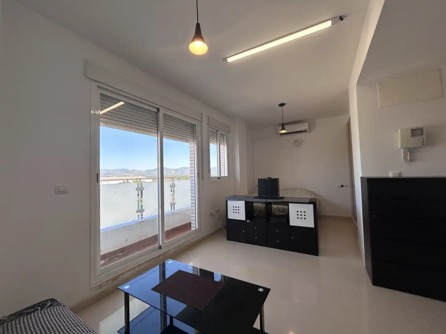 Living room of Flat for rent in Massamagrell  with Parquet flooring and Storage room