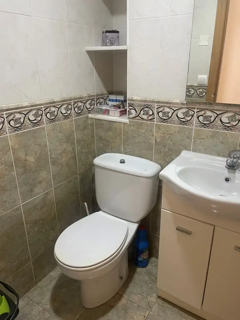 Bathroom of Flat for rent in Gandia  with Air Conditioner, Terrace and Furnished