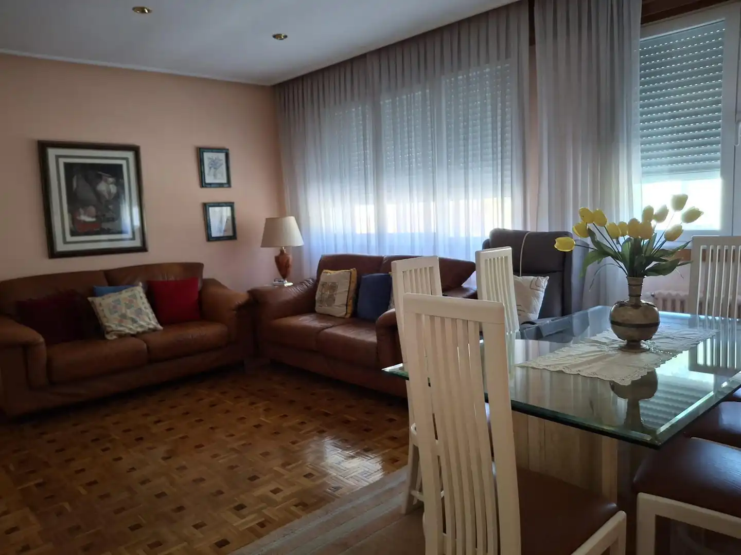 Living room of Houses for sale in Ourense Capital   with Air Conditioner, Heating and Private garden