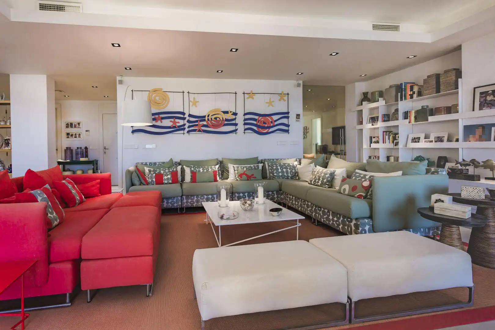 Wohnzimmer von Erdgeschoss zur Miete in Marbella mit Klimaanlage, Heizung und Terrasse