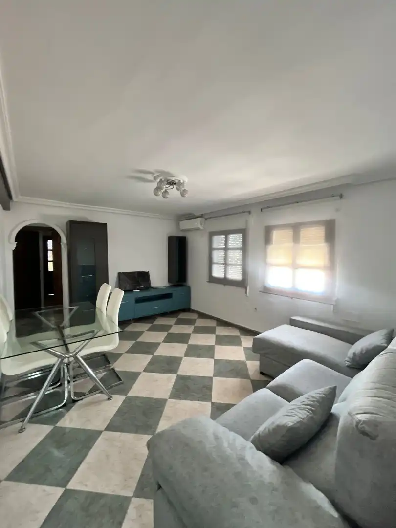 Living room of Flat for rent in Bormujos  with Air Conditioner, Heating and Furnished
