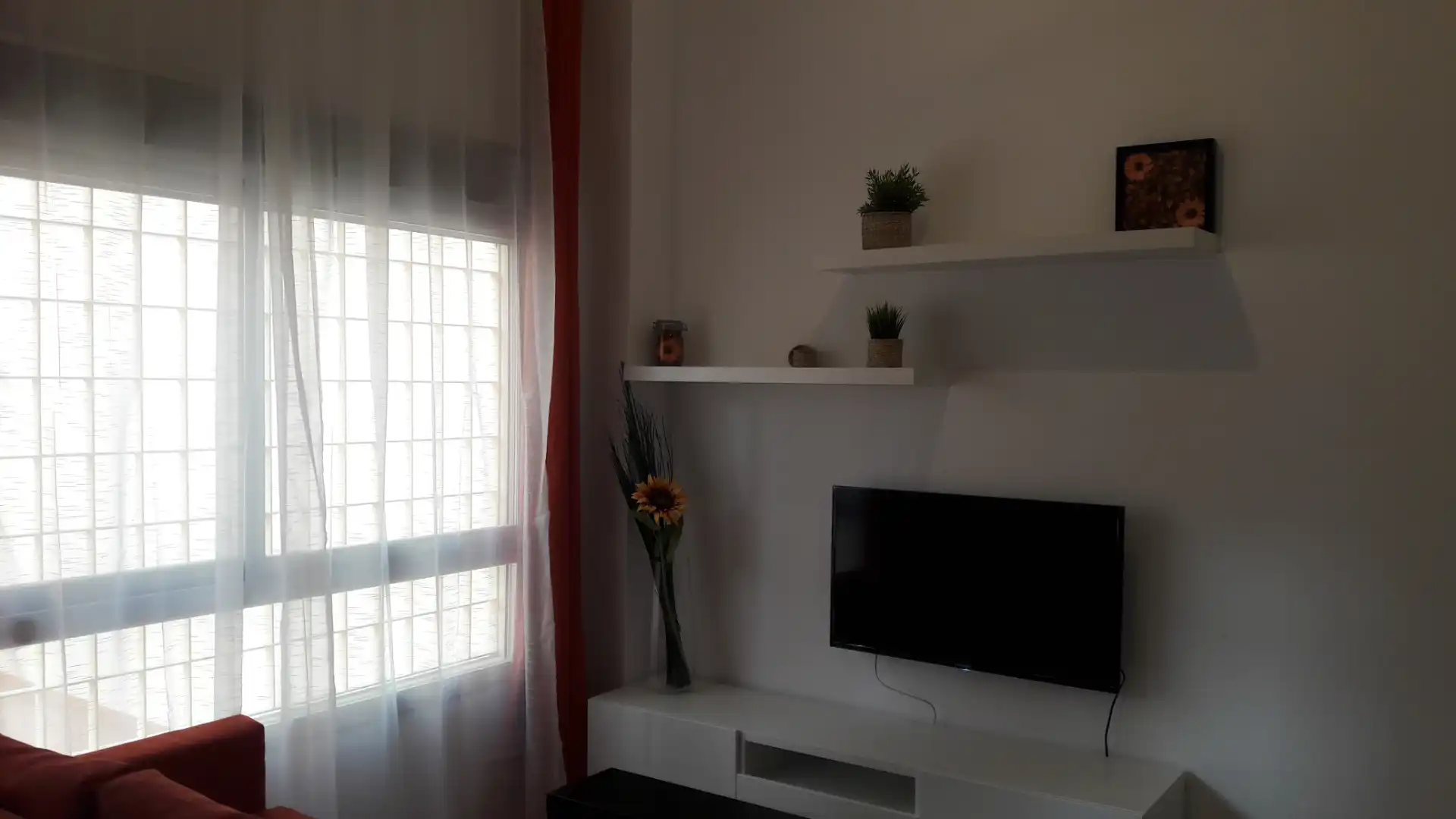 Sala de estar de Piso de alquiler en Málaga con Aire acondicionado y Amueblado