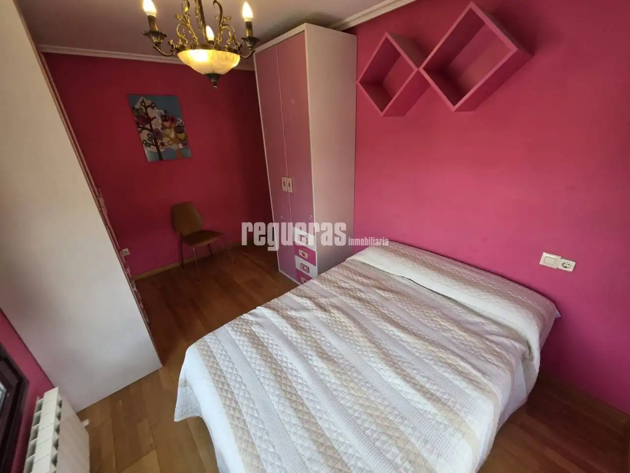 Bedroom of Flat for sale in Corvera de Asturias  with Heating, Storage room and Furnished